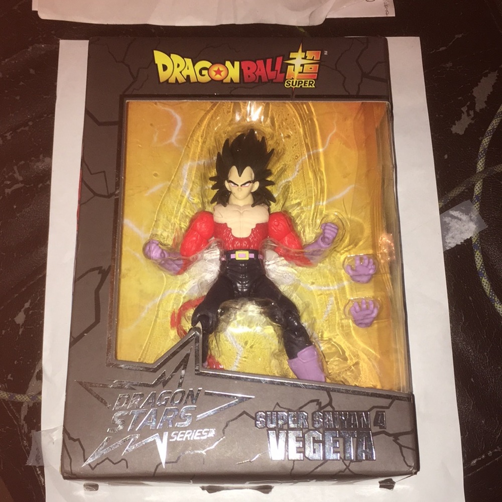 Dragon ball ,super saiyan 4 . Dragon stars series .